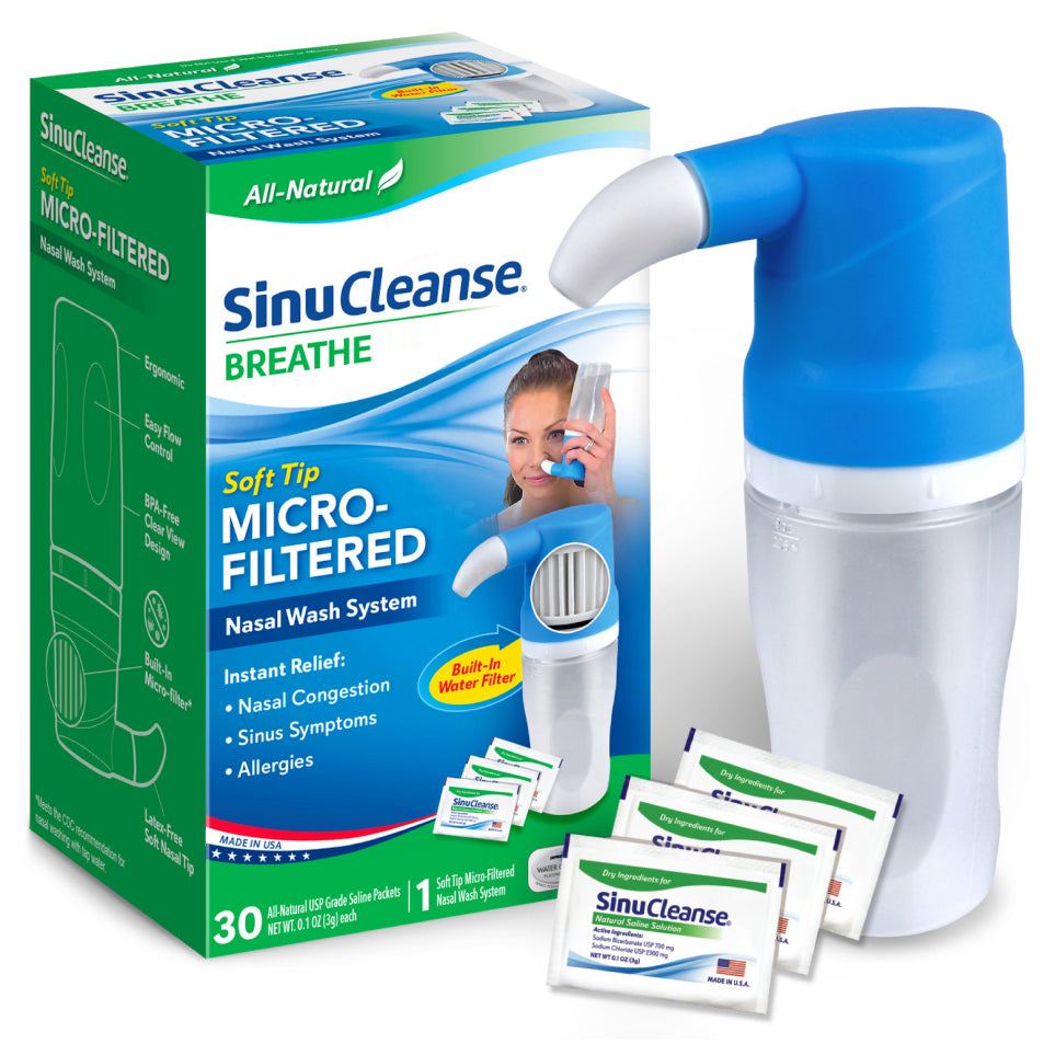 Soft Tip Micro-Filtered Nasal Wash System